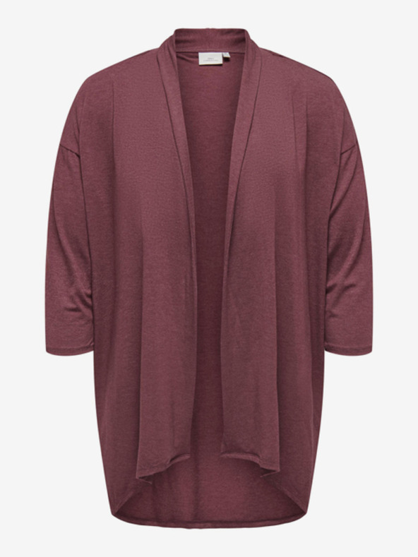 ONLY CARMAKOMA Burgunderrote Damenstrickjacke ONLY CARMAKOMA New Carma
