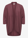 ONLY CARMAKOMA Burgunderrote Damenstrickjacke ONLY CARMAKOMA New Carma