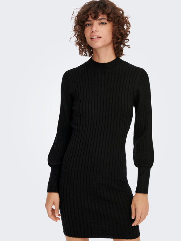 Jacqueline de Yong Schwarz Damen JDY Magda Pullover Kleid