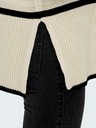ONLY Schwarz-beige gestreifter Damenpullover ONLY Sia