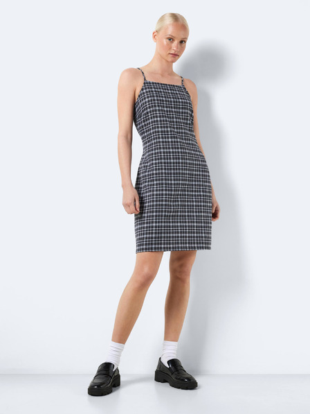 Noisy May Dunkelgrau kariertes Damenkleid Noisy May Erik