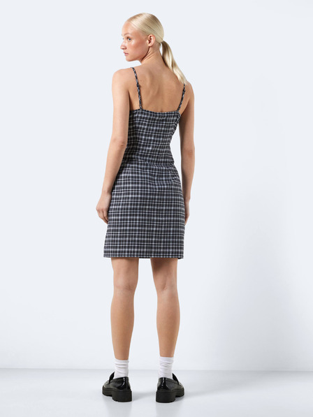 Noisy May Dunkelgrau kariertes Damenkleid Noisy May Erik
