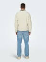 ONLY & SONS Cremefarbene Herren-Kunstpelzjacke ONLY & SONS Dallas