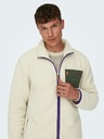 ONLY & SONS Cremefarbene Herren-Kunstpelzjacke ONLY & SONS Dallas