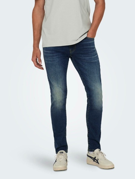 ONLY & SONS Dunkelblaue Herrenjeans mit schmaler Passform ONLY & SONS Loom