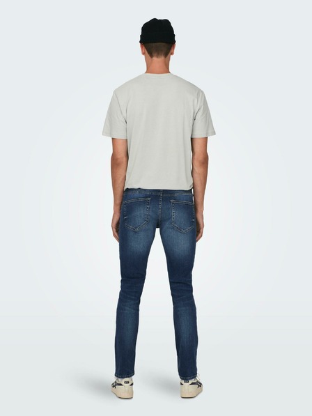 ONLY & SONS Dunkelblaue Herrenjeans mit schmaler Passform ONLY & SONS Loom