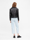 Pieces Schwarze Damen-Lederjacke Pieces Fioa