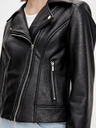 Pieces Schwarze Damen-Lederjacke Pieces Fioa