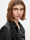 Pieces Schwarze Damen-Lederjacke Pieces Fioa