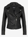 Pieces Schwarze Damen-Lederjacke Pieces Fioa