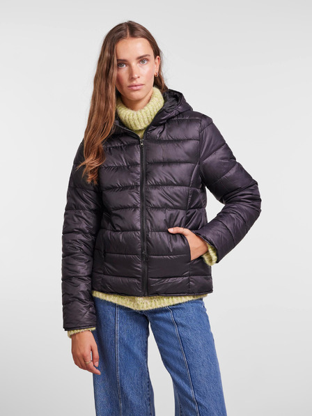 Pieces Schwarze Damen-Steppjacke Pieces Birdie