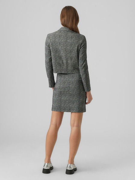 AWARE by VERO MODA Grau gemusterte Damenjacke AWARE von VERO MODA Gracelynn