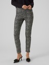 AWARE by VERO MODA Grau Gemusterte Damenhose AWARE by VERO MODA Gracelynn