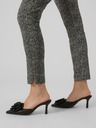 AWARE by VERO MODA Grau Gemusterte Damenhose AWARE by VERO MODA Gracelynn