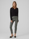AWARE by VERO MODA Grau Gemusterte Damenhose AWARE by VERO MODA Gracelynn