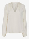 AWARE by VERO MODA Cremefarbene Bluse AWARE by VERO MODA Sunny