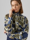 AWARE by VERO MODA Grün und blau geblümte Damenbluse AWARE by VERO MODA Grayce