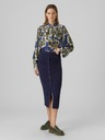 AWARE by VERO MODA Grün und blau geblümte Damenbluse AWARE by VERO MODA Grayce