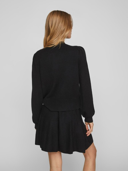 Vila Schwarzer Damen Pullover VILA Ril