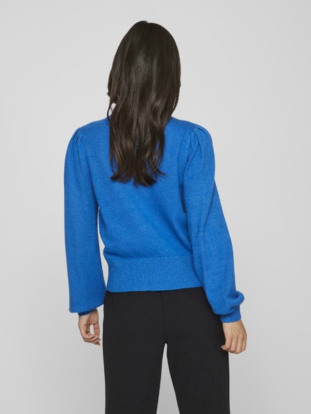 Vila Blauer Damenpullover VILA Ril