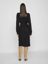 Vila Schwarzes Damen-Pulloverkleid VILA Ril