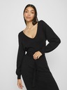 Vila Schwarzes Damen-Pulloverkleid VILA Ril