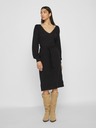 Vila Schwarzes Damen-Pulloverkleid VILA Ril