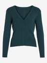 Vila Grüne Damen-Rippenstrickjacke VILA Comfy