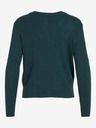 Vila Grüne Damen-Rippenstrickjacke VILA Comfy