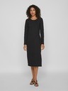Vila Schwarzes Damen-Midikleid VILA Armerone