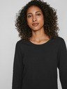 Vila Schwarzes Damen-Midikleid VILA Armerone