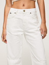 Pepe Jeans Weiße Damenjeans mit gerader Passform Pepe Jeans