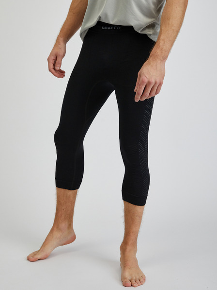 Craft Schwarze Herren-Dreiviertel-Thermo-Leggings von Craft