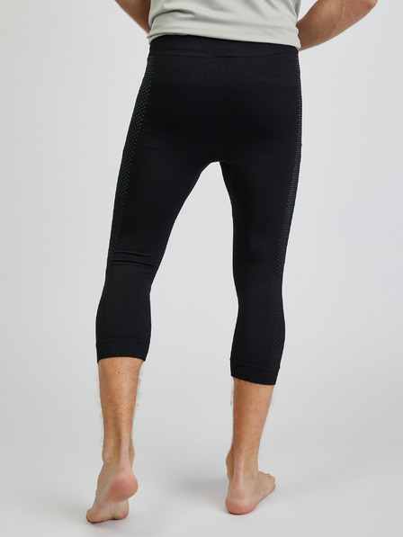 Craft Schwarze Herren-Dreiviertel-Thermo-Leggings von Craft
