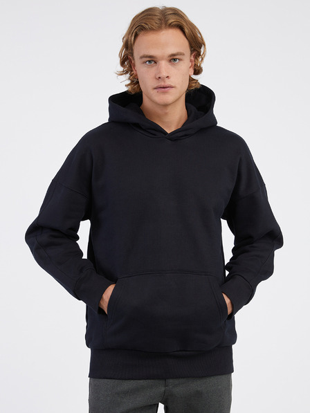 ONLY & SONS Schwarzer Herren-Basic-Kapuzenpullover ONLY & SONS Dan