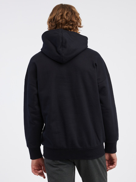 ONLY & SONS Schwarzer Herren-Basic-Kapuzenpullover ONLY & SONS Dan