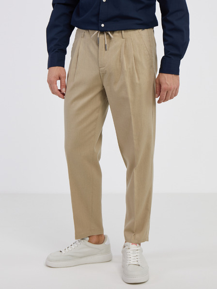 ONLY & SONS Beige Herren-Leinenmischungshose ONLY & SONS Leo