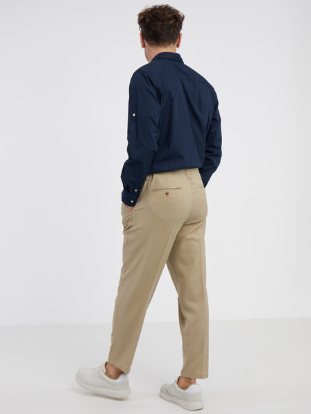 ONLY & SONS Beige Herren-Leinenmischungshose ONLY & SONS Leo