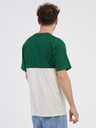Vans Weißes und grünes Herren VANS Colorblock T-shirt