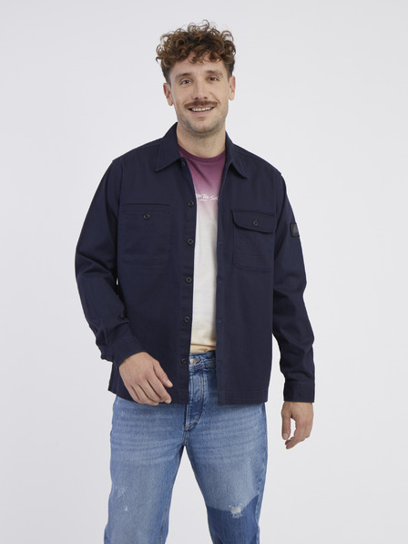 Jack & Jones Dunkelblaues Jack & Jones Ben Herren-Overshirt