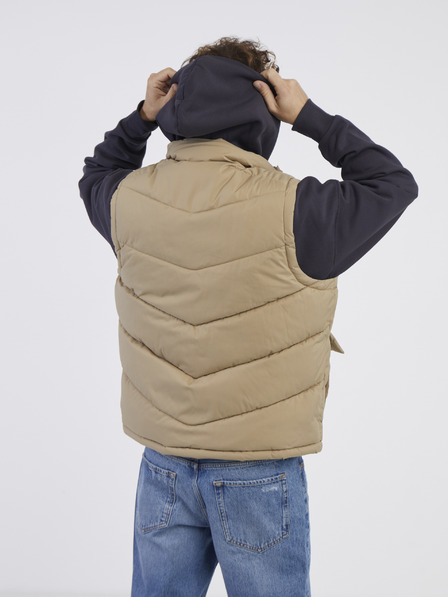 Jack & Jones Beige Herren Jack & Jones Vester Steppweste