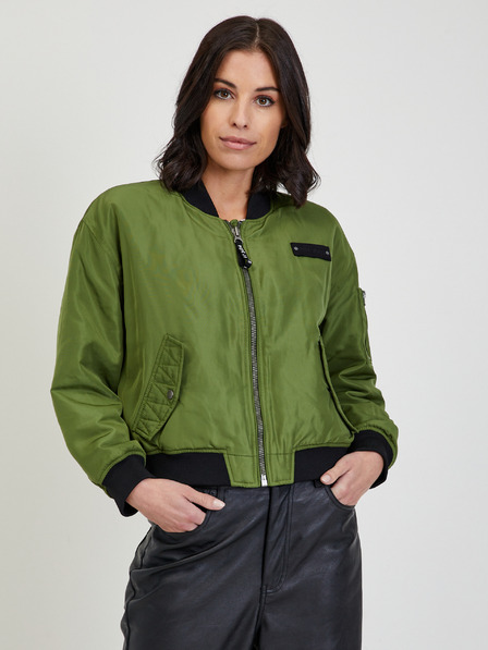 Pepe Jeans Grüner Damen-Bomber Pepe Jeans Anette