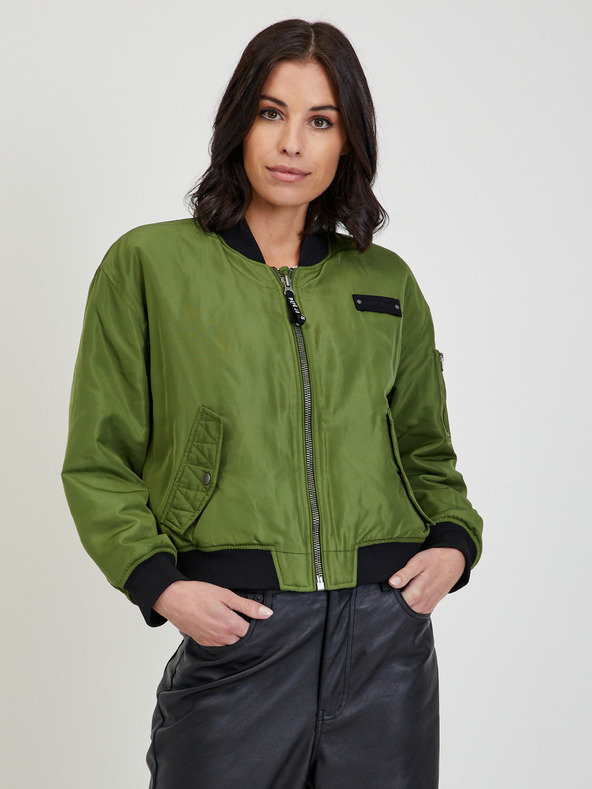 Pepe Jeans Grüner Damen-Bomber Pepe Jeans Anette