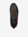 Geox Khakifarbene Herren-Sneaker mit Wildleder-Details Geox Terrestre