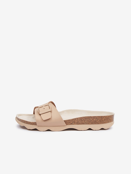 Ojju Beige Damen Pantoffeln OJJU