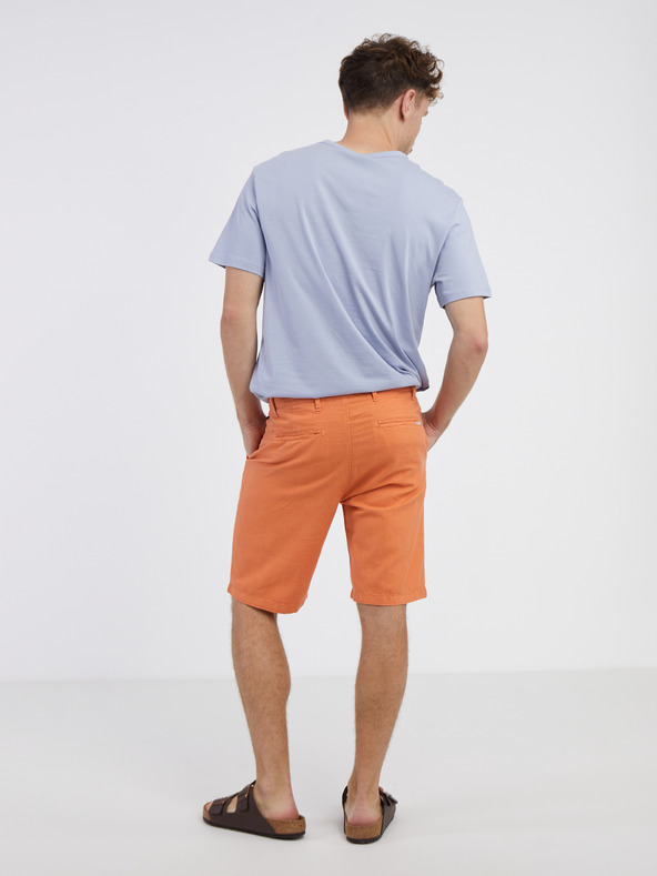 Pepe Jeans Orangefarbene Shorts aus Leinengemisch von Pepe Jeans
