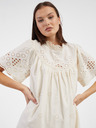 Vila Beigefarbenes VILA Tula Kleid für Damen