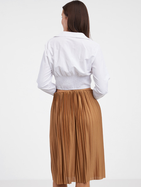 ONLY Weißes Damen-Shirt mit Korsett ONLY Agla