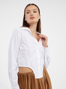 ONLY Weißes Damen-Shirt mit Korsett ONLY Agla