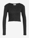 Noisy May Schwarzes langärmeliges Damen-Basic-T-Shirt Noisy May Aya